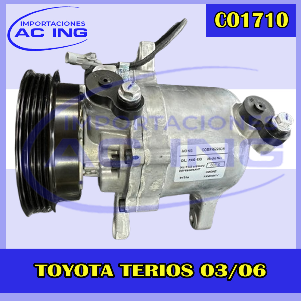 COMPRESOR DAIHATSU TERIOS 03-08 REF CO1710
