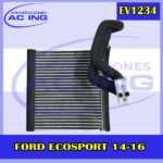 EVAPORADOR FORD ECOSPORT 14/16 REF EV1234