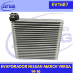 EVAPORADOR NISSAN MARCH 2014-2016 REF EV1687