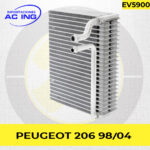 EVAPORADOR PEUGEOT 206 98/04 REF EV5900
