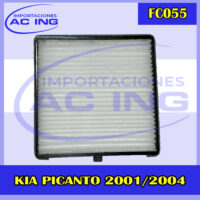 FILTRO DE CABINA KIA PICANTO 2001/2004 REF FC055