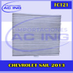 FILTRO DE CABINA CHEVROLET SAIL 2013 REF FC121