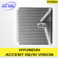 EVAPORADOR HYUNDAI ACCENT 06 10 REF EV3524
