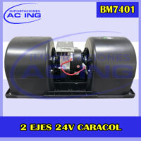 BLOWER MOTOR 2 EJES 24V CARACOL REF BM7401