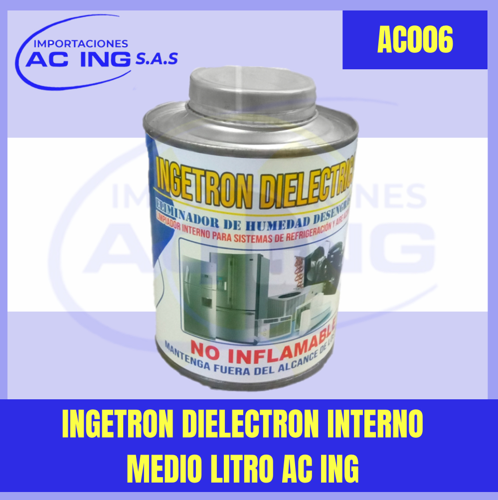 INGETRON DIELECTRICO INTERNO MEDIO LITRO AC ING REF AC006
