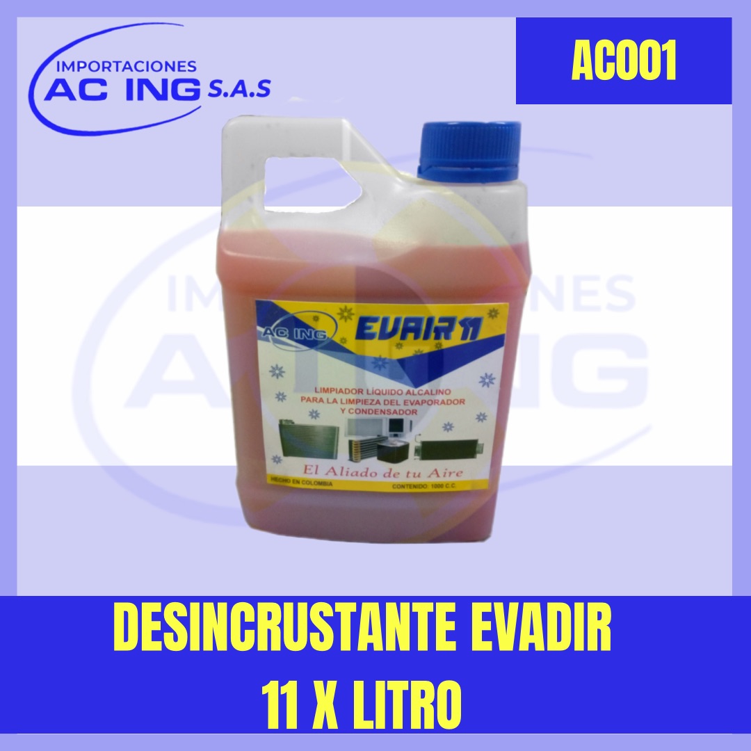 EVAIR 11 LITRO DESINCRUSTANTE REF AC001