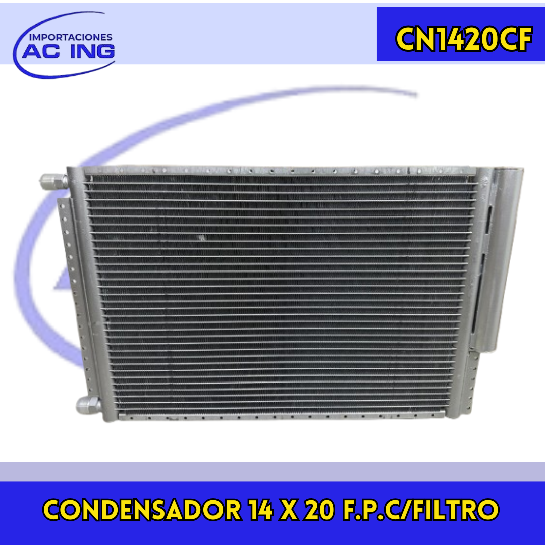 CONDENSADOR 14 x 20 F.P. C/Filtro REF CN1420CF