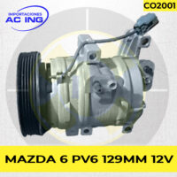 COMPRESOR MAZDA 6 PV6 129MM 12V PISTON REF CO2001
