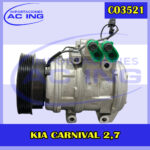 COMPRESOR KIA CARNIVAL 2.7 10PA17C REF CO3521