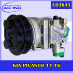 COMPRESOR KIA PICANTO 12-16 REF CO3643