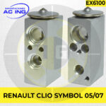 VALVULA RENAULT CLIO SYMBOL 05/07 REF EX6100