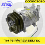 COMPRESOR TM16 OREJA 2A 12V SELTEC REF CO2002030