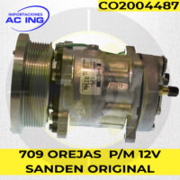 COMPRESOR 709 OREJA 8PK 24V SANDEN CATERPILLAR REF CO2004487