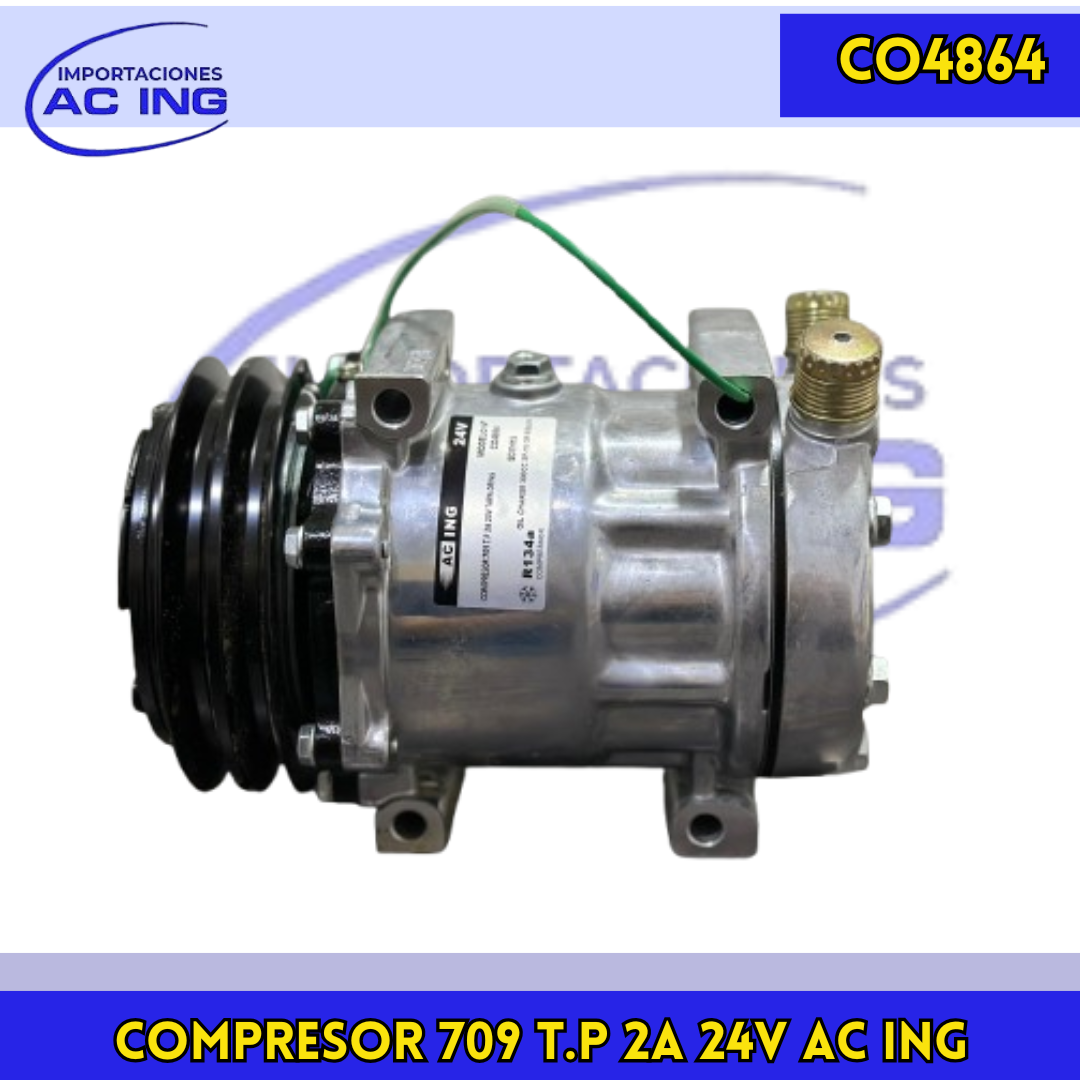 COMPRESOR 709 T.P 2A 24V TAPA ORING AC ING REF CO4864