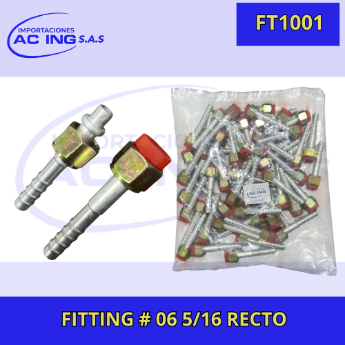 FITTING # 06 5/16 RECTO REF FT1001