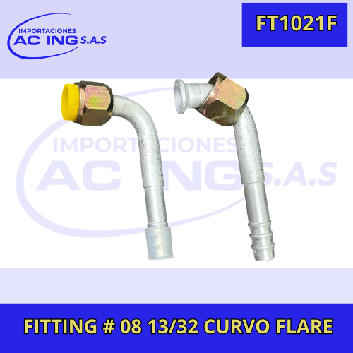 FITTING # 08 13/32 CURVO FLARE REF FT1021F