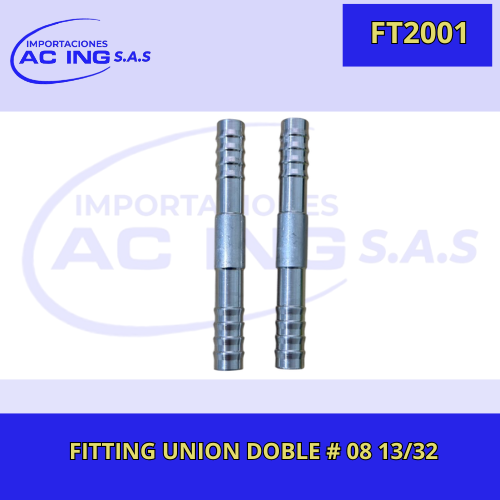 FITTING UNION # 08 13/32 REF FT2001