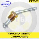 FITTING # 06 5/16 SEMICURVO MACHO REF FT3102