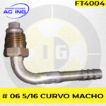 FITTING # 06 5/16 CURVO MACHO REF FT4004
