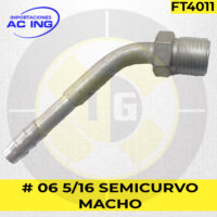 FITTING # 06 5/16 SEMICURVO MACHO REF FT4011