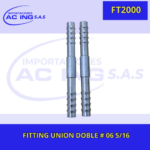 FITTING UNION # 06 5/16 REF FT2000