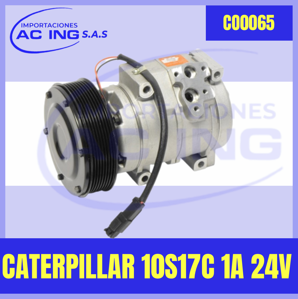 COMPRESOR CATERPILLAR 10S17C 1A 24V REF CO0065
