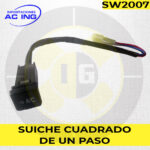BOTON CUADRADO DE UN PASO REF SW2007