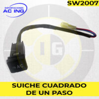BOTON CUADRADO DE UN PASO REF SW2007
