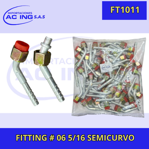 FITTING # 06 5/16 SEMICURVO REF FT1011