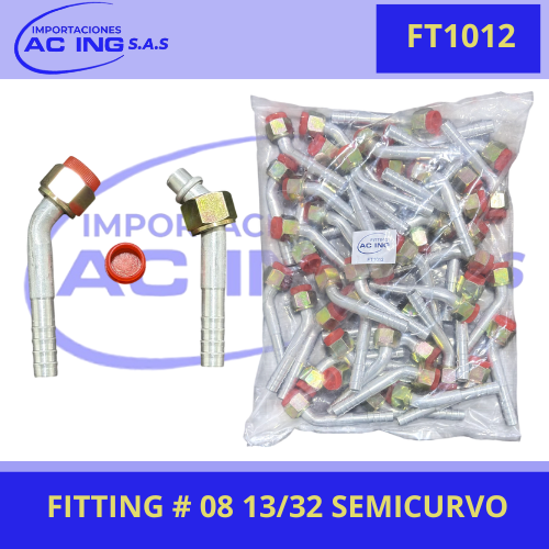 FITTING # 08 13/32 SEMICURVO REF FT1012
