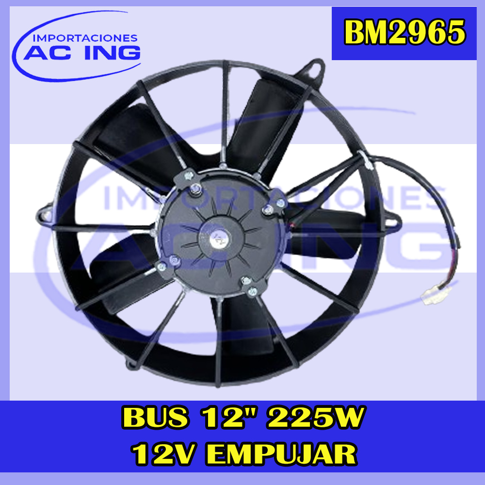 ELECTRO BUS 12″ 225W/12V EMPUJAR REF BM2965