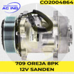 COMPRESOR 709 T.P 2A 24V SANDEN REF CO2004864