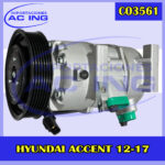 COMPRESOR HYUNDAI ACCENT 12-17 REF CO3561