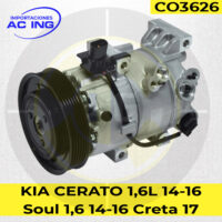 COMPRESOR KIA CERATO 14-16 REF CO3626