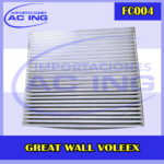 FILTRO DE CABINA GREAT WALL VOLEEX REF FC004