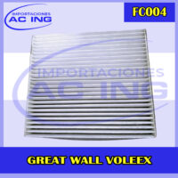 FILTRO DE CABINA GREAT WALL VOLEEX REF FC004
