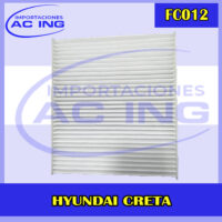 FILTRO DE CABINA HYUNDAI CRETA REF FC012