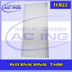 FILTRO DE CABINA INTERNACIONAL 7800 REF FC022