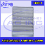 FILTRO DE CABINA CHEVROLET CAPTIVA 2006 REF FC057