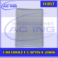 FILTRO DE CABINA CHEVROLET CAPTIVA 2006 REF FC057