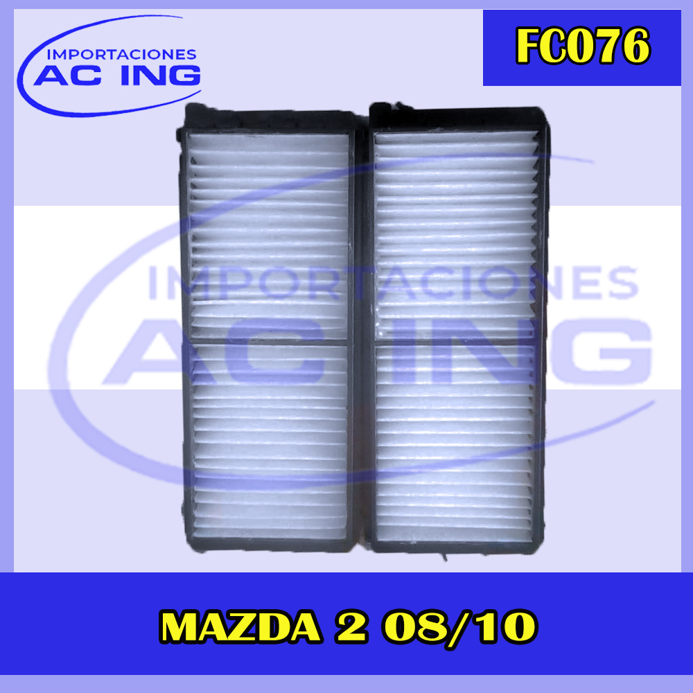 FILTRO DE CABINA MAZDA 2 08/10 REF FC076