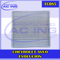 FILTRO DE CABINA CHEVROLET AVEO EVOLUCION REF FC085
