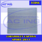 FILTRO DE CABINA CHEVROLET CAPTIVA SPORT REF FC086