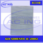 FILTRO DE CABINA KIA SORENTO 2002 REF FC110