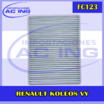 FILTRO DE CABINA RENAULT KOLEOS VY REF FC123