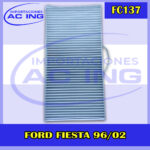 FILTRO DE CABINA FORD FIESTA 96/02 REF FC137