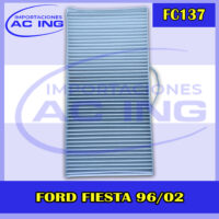 FILTRO DE CABINA FORD FIESTA 96/02 REF FC137