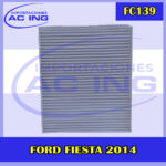 FILTRO DE CABINA FORD FIESTA 2014 REF FC139