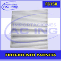 FILTRO DE CABINA FREIGHTLINER PATINETA REF FC150