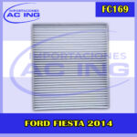 FILTRO DE CABINA FORD FIESTA 2014 REF FC169